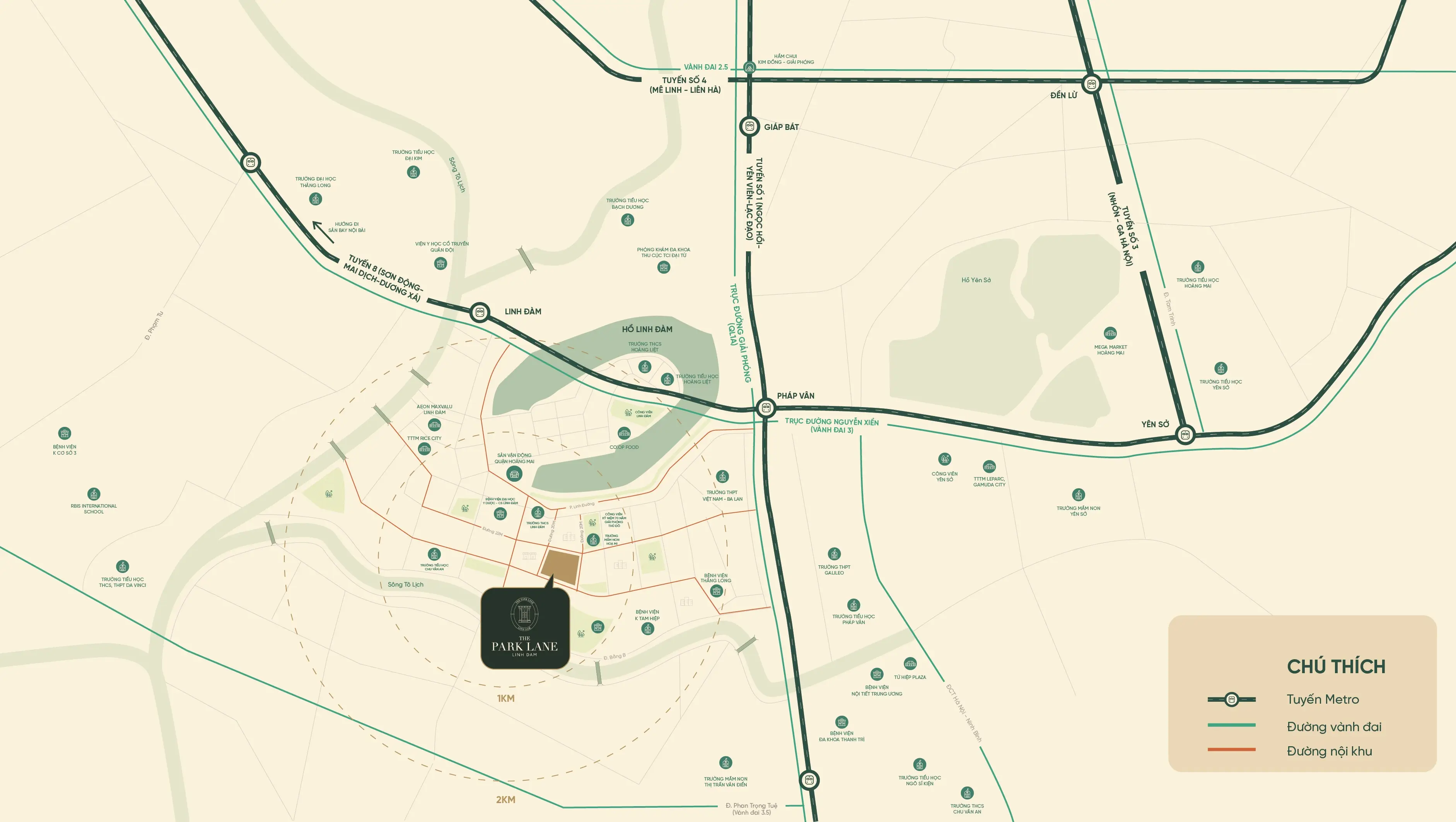 The Park Lane Map